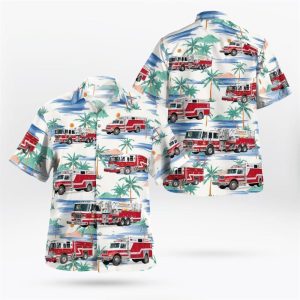 Thornwood, NY, Thornwood Fire Department Hawaiian Shirt…