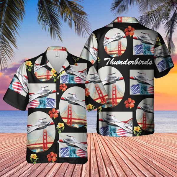 Thunderbirds Usaf Hawaiian Shirt – Beachwear For Men – Best Hawaiian Shirts