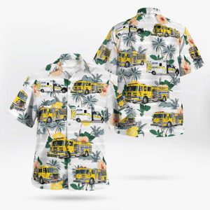 Troy, NY, Troy Fire Department Hawaiian Shirt…