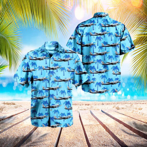 U.S. Air Force Boeing Vc-25a (747-2g4b) Hawaiian Shirt – Beachwear For Men – Best Hawaiian Shirts
