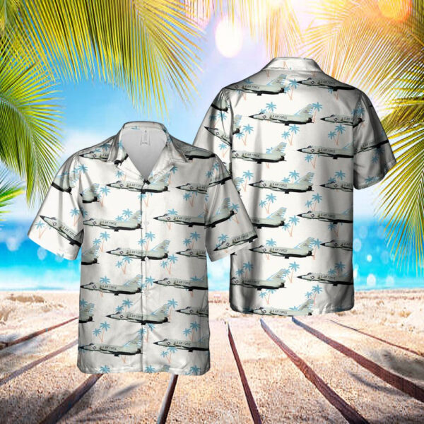 U.S. Air Force Convair F-106 Delta Dart Hawaiian Shirt – Beachwear For Men – Best Hawaiian Shirts