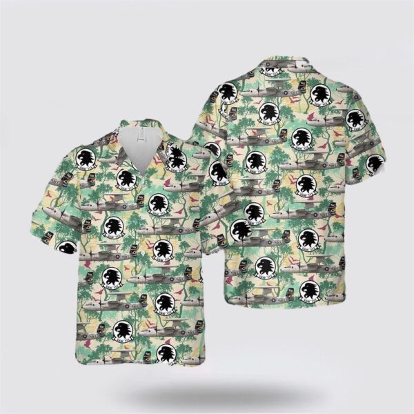 US Navy VAW-113 Black Eagles E-2D Hawaiian Shirt Hawaiian Shirt – Beachwear Gift For Military Personnel