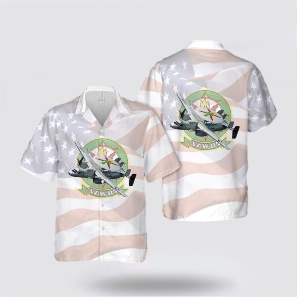 US Navy VAW-115 Liberty Bells E-2D Hawaiian Shirt – Beachwear Gift For Military Personnel