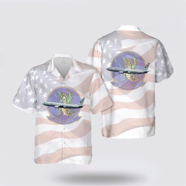 US Navy VP-4 Skinny Dragons P-8A Hawaiian Shirt – Beachwear Gift For Military Personnel