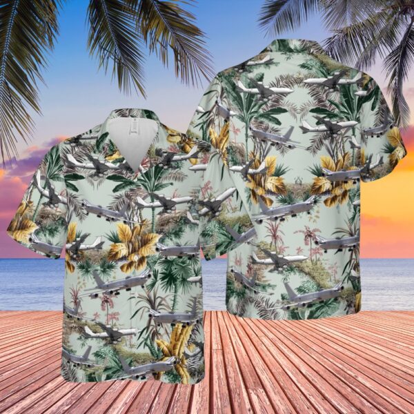 US Navy Boeing E-6 Mercury Hawaiian Shirt – Beach Clothes Gifts For Navy Soldiers