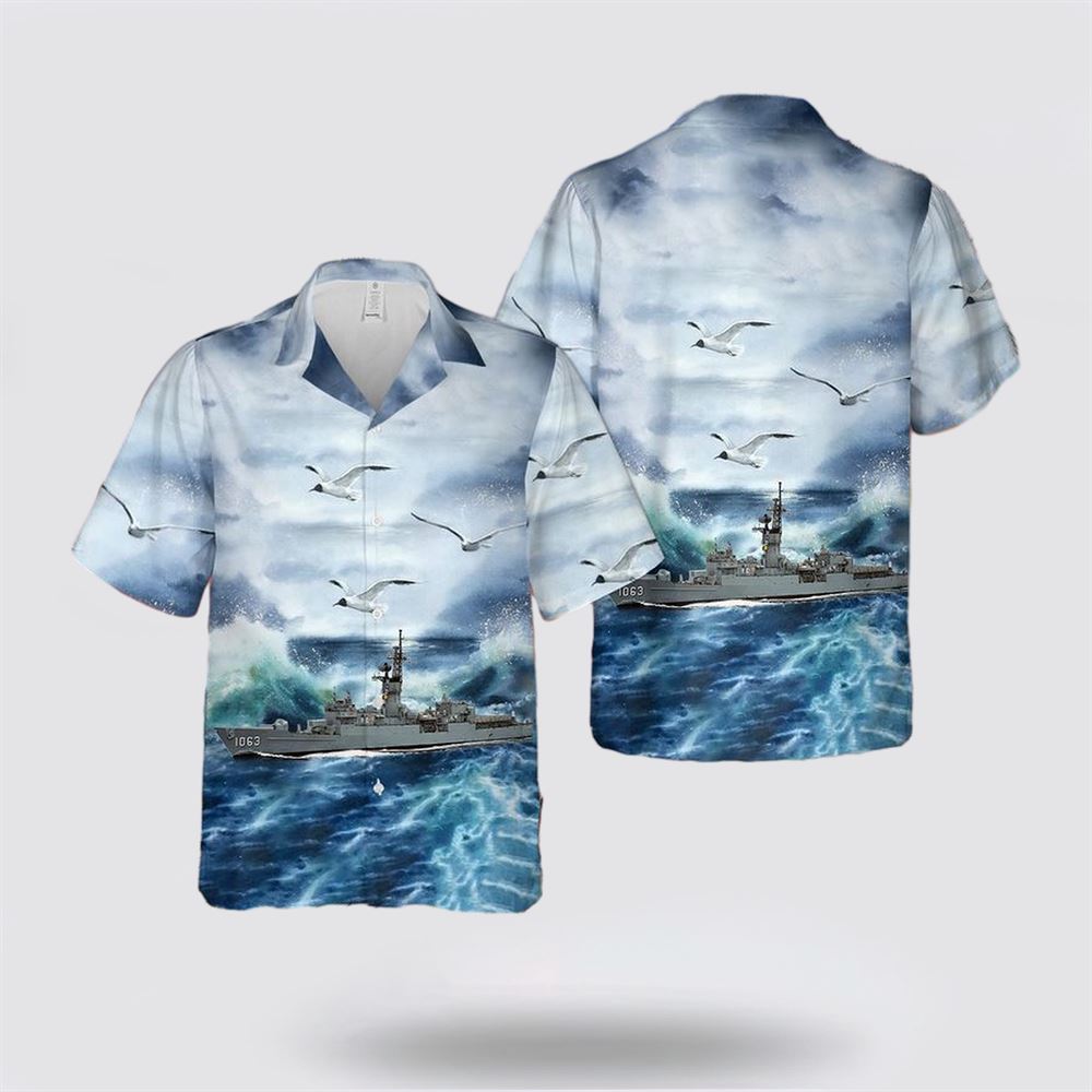 USS Reasoner (FF 1063) U.S Navy Ship Reunions Hawaiian Shirt – Beachwear Gifts For Navy Military Personnel