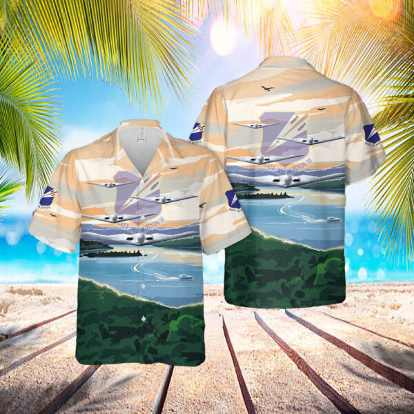 US Air Force Missouri Air National Guard 131st Bomb Wing B-2 Spirit Hawaiian Shirt – Mens Hawaiian Shirt – US Air Force Gifts