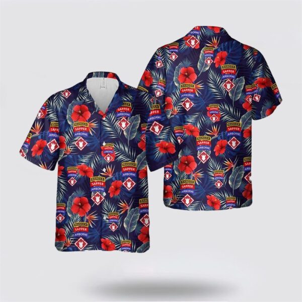 US Army 20th Engineer Brigade-Airborne Ranger Sapper Hawaiian Shirt – Gift For Military Personnel