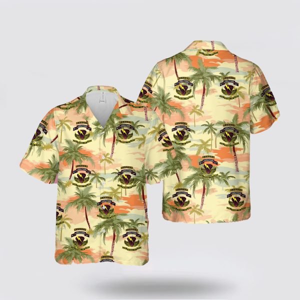 US Army 51st Infantry Regiment (Long Range Surveillance Company) Hawaiian Shirt – Gift For Military Personnel