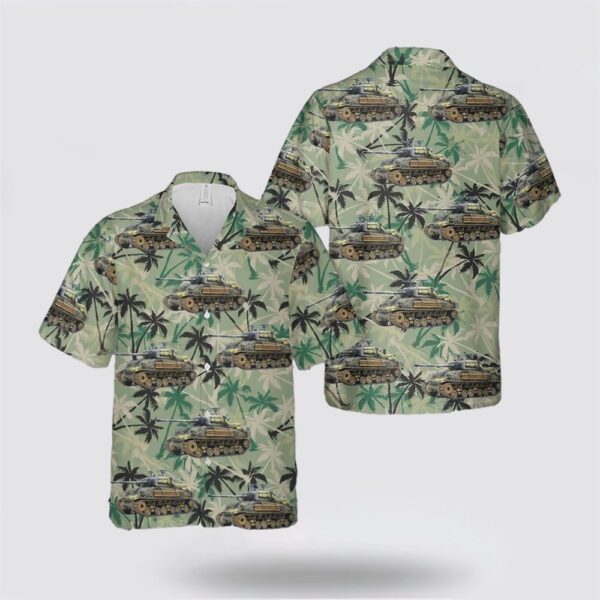 US Army Easy Eight M4A3E8 Sherman tank WW2 Hawaiian Shirt – Gift For Military Personnel