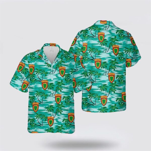 US Army Hawaiian Division Hawaiian Shirt – Gift For Military Personnel