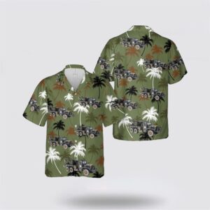 US Army M534 Medium Wrecker Hawaiian Shirt…