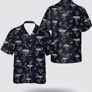 US Army Medical Service Corps Men’s Hawaiian…