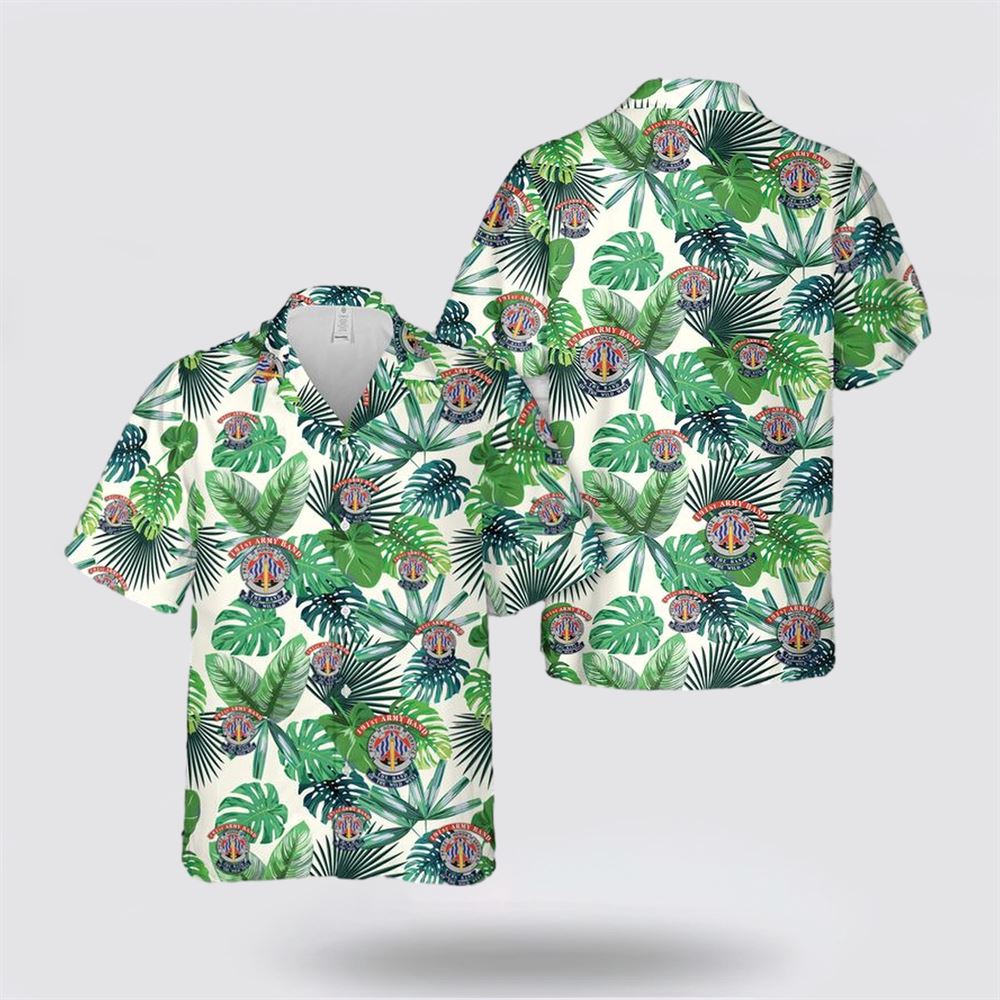 US Army The 191st Army Band, Band of the Wild West Hawaiian Shirt – Gift For Military Personnel
