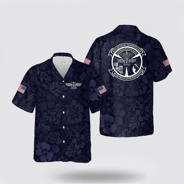 US Navy AW Hawaiian Shirt – Hawaiian Shirt Gifts For Navy Soldiers