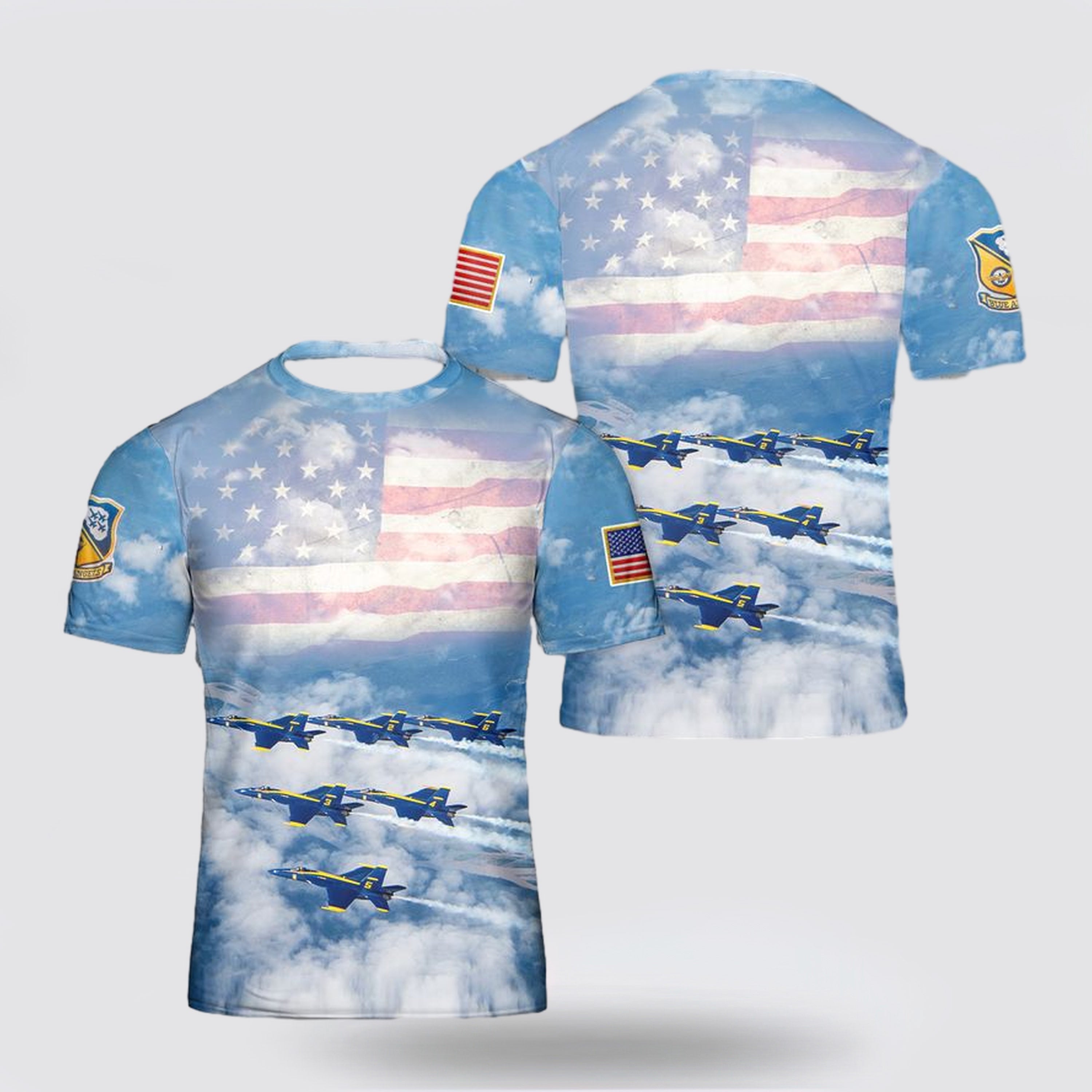 US Navy Blue Angels 3D T Shirt – Gifts For Navy Soldiers US Navy Blue Angels 3D T Shirt – Gifts For Navy Soldiers