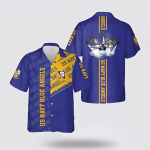 US Navy Blue Angels Hawaiian Shirt –…