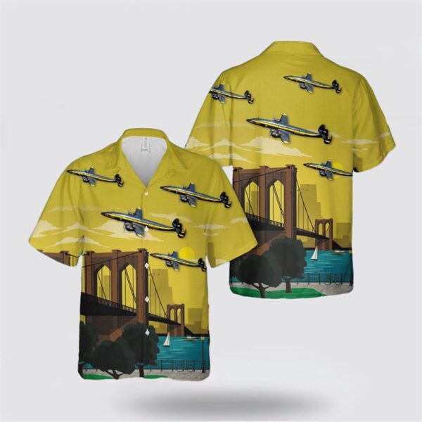 US Navy Blue Angels Lockheed C-121 Hawaiian Shirt – Beach Clothes For Military Personnel