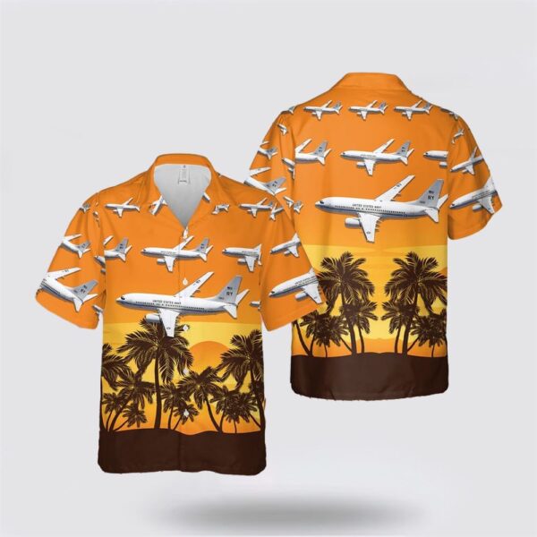 US Navy Boeing C-40A Clipper Hawaiian Shirt – Beachwear Gifts For Navy Soldiers