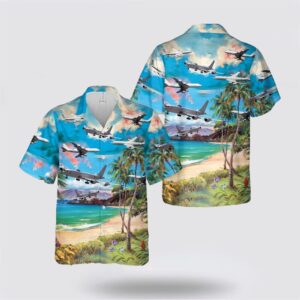 US Navy Boeing E-6 Mercury Hawaiian Shirt…