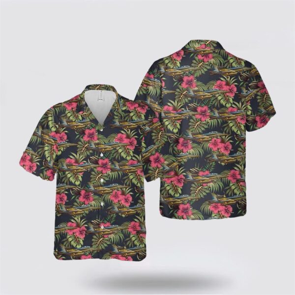 US Navy Boeing EA-18G Growler Hawaiian Shirt – Beach Clothes For Navy Soldiers