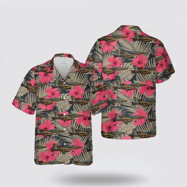 US Navy Boeing EA-18G Growler Hawaiian Shirt – Beach Clothes Gifts For Military Personnel