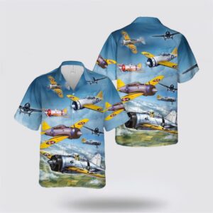 US Navy Brewster F2A Buffalo Hawaiian Shirt…