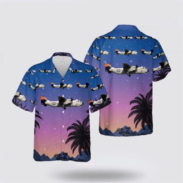 US Navy C-2A Greyhound VRC-40 Rawhides Hawaiian Shirt – Beach Clothes For Navy Soldiers