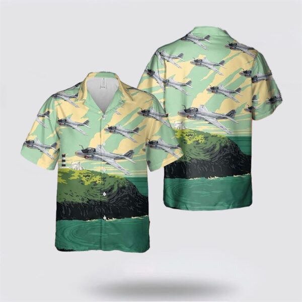 US Navy Grumman A-6E Intruder Hawaiian Shirt – Beach Clothes For Military Personnel