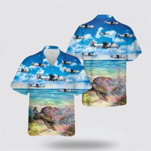 US Navy Grumman C-2A Greyhound Hawaiian Shirt…