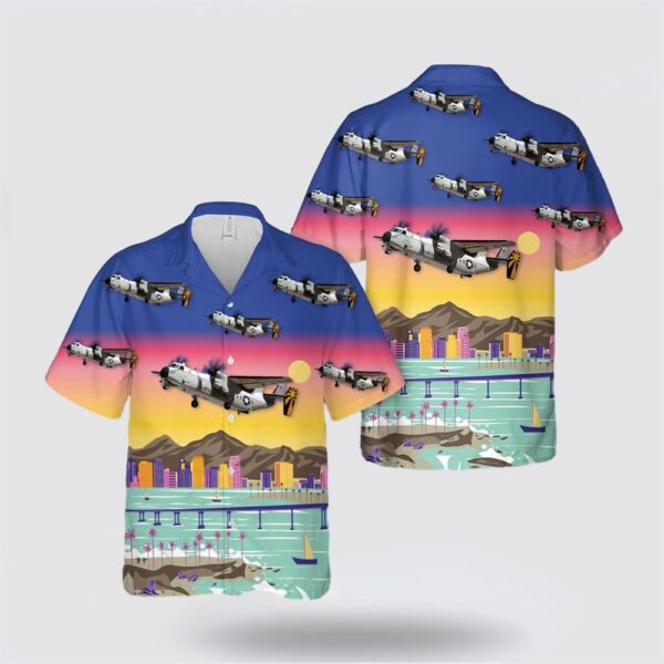 US Navy Grumman C-2A Greyhound Of VRC-30 Providers Hawaiian Shirt – Beach Clothes For Military Personnel