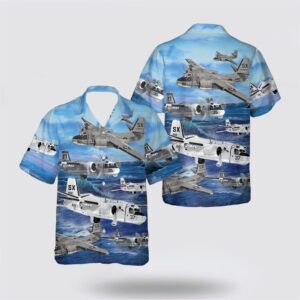 US Navy Grumman S-2 Tracker Hawaiian Shirt…