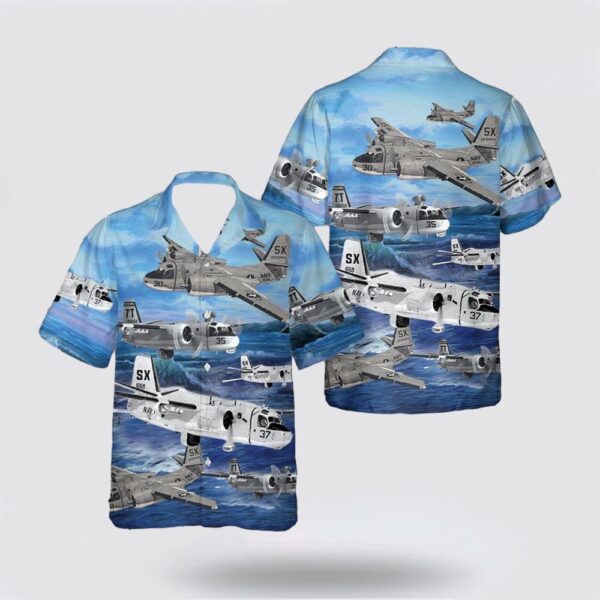 US Navy Grumman S-2 Tracker Hawaiian Shirt – Hawaiian Shirt Gift For Military Personnel