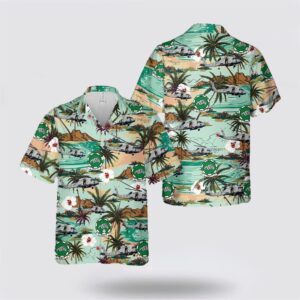 US Navy HSC-7 Helicopter Sea Combat Squadron Seven Dusty Dogs Hawaiian Shirt – Gift For Military Personnel