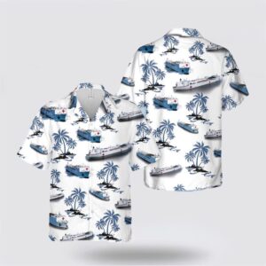 US Navy Hospital Ship Hawaiian Shirt –…