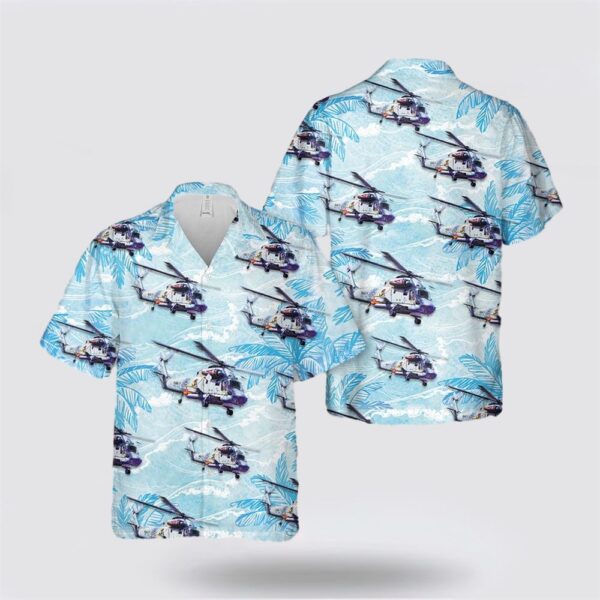 US Navy Kaman SH-2G Super Seasprite Hawaiian Shirt – Beachwear Gifts For Navy Soldiers