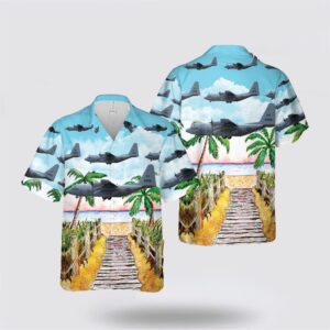 US Navy Lockheed C-130T Hercules Hawaiian Shirt…