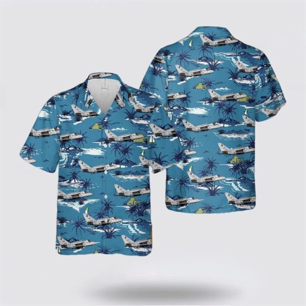 US Navy Lockheed ES-3A Shadow Of VQ-6 Hawaiian Shirt- Beachwear Gifts For Navy Military Personnel