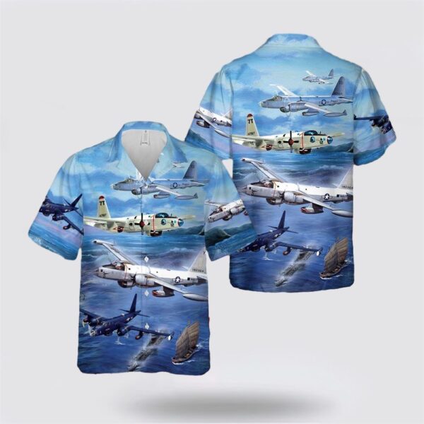 US Navy Lockheed P-2 Neptune Hawaiian Shirt – Hawaiian Shirt Gift For Military Personnel