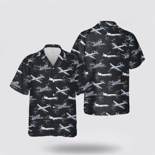 US Navy Lockheed P-3C Orion Hawaiian Shirt – Gifts For Navy Soldiers