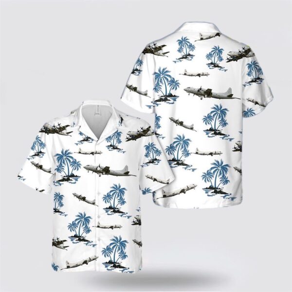 US Navy Lockheed P-3 Orion Hawaiian Shirt – Beach Clothes For Military Personnel