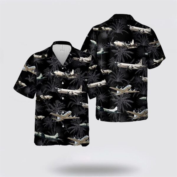 US Navy Lockheed P-3 Orion Hawaiian Shirt – Beachwear For Navy Soldiers