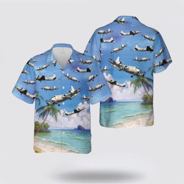 US Navy Lockheed P-3 Orion Hawaiian Shirt – Hawaiian Shirt For Military Personnel