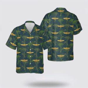 US Navy Naval Aircrew Wings Hawaiian Shirt…