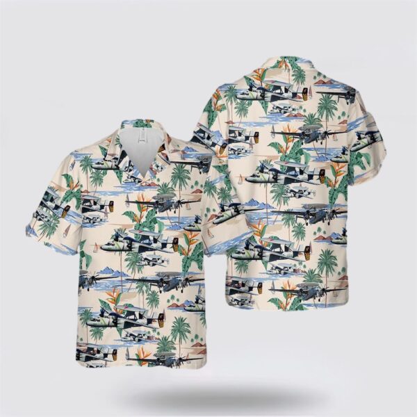 US Navy Northrop Grumman E-2 Hawkeye Hawaiian Shirt – Gifts For Navy Soldiers