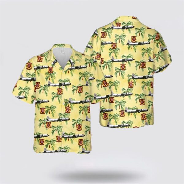 US Navy P-3B Orion Of VP-90  Lions Hawaiian Shirt – Gifts For Navy Military Personnel