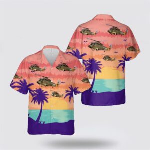 US Navy SH-2F Seasprite Hawaiian Shirt – Beachwear Gifts For Navy Military Personnel