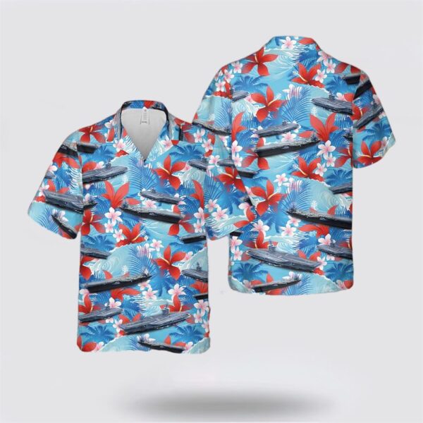 US Navy USS Abraham Lincoln (CVN-72) Hawaiian Shirt – Beach Clothes Gifts For Military Personnel