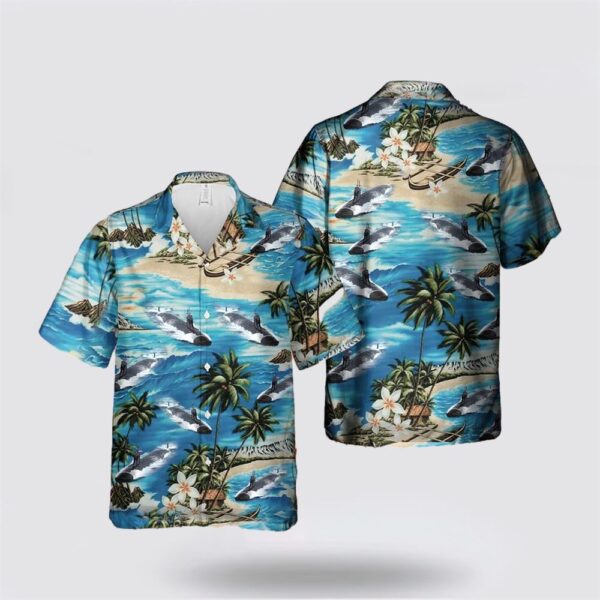 US Navy USS Connecticut SSN 22 Hawaiian Shirt – Gifts For Navy Soldiers