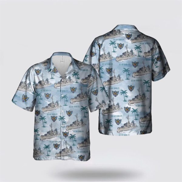 US Navy USS Leary DDDDR879 Home Run Hawaiian Shirt – Beach Clothes Gifts For Military Personnel